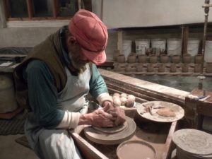 ken making pottery  017