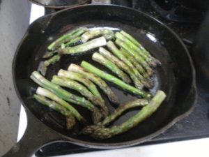 asparagus pan grilling 034