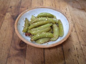 peas with asian dressing 006